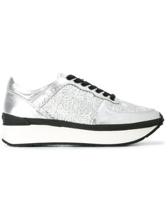 logo embossed sneakers Kenzo