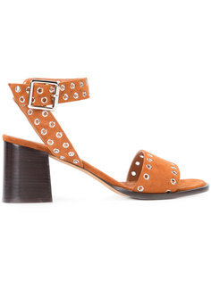 eyelets buckled sandals Derek Lam