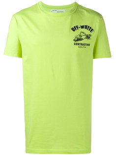футболка с принтом contracting Off-White