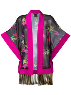 printed poncho Etro