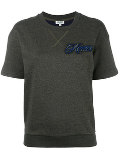 logo patch short sleeve sweatshirt Kenzo