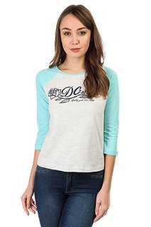 Лонгслив женский DC Shoes T-rose Raglan C Light Grey Heather