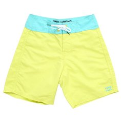 Шорты пляжные детские Billabong All Day Cut Og 15 Neo Lime