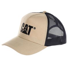 Бейсболка с сеткой Caterpillar Design Mark Mesh Cap Incense