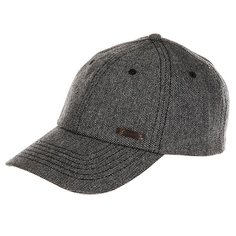 Бейсболка классическая Caterpillar Tweed Cap Pitch Black/Noir