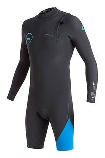 Гидрокостюм (Комбинезон) Quiksilver 22hlziplsslsprg Graphite/ Cyan