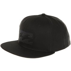 Бейсболка с прямым козырьком Billabong All Day Snapback Stealth