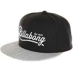 Бейсболка с прямым козырьком Billabong Varsity Fitted Black