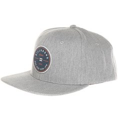 Бейсболка с прямым козырьком Billabong Rotor Snapback Grey Heather