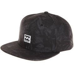 Бейсболка с прямым козырьком Billabong Sly Snapback Black/Grey
