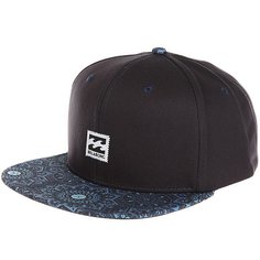 Бейсболка с прямым козырьком Billabong Sly Snapback Navy