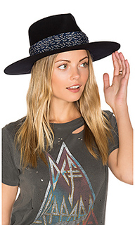 Florence wide brimmed stiffened fedora - Janessa Leone