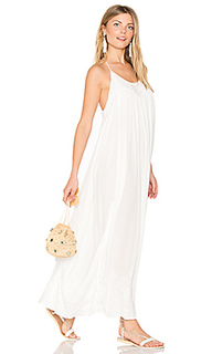 Embroidered elaine maxi slip - Free People