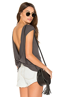 Label cowl back tee - RVCA