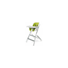 Стульчик для кормления High chair, 4moms, белый/зеленый