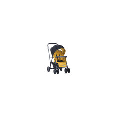 Парогулочная коляска для двойни Caboose Graphite, Joovy, желтый