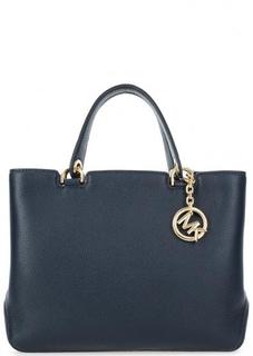 Кожаная сумка с короткими ручками и съемным плечевым ремнем Michael Michael Kors