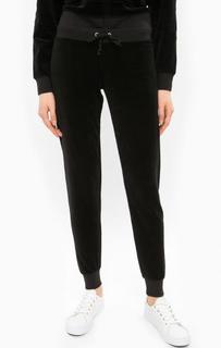 Черные брюки из хлопка с манжетами Juicy Couture