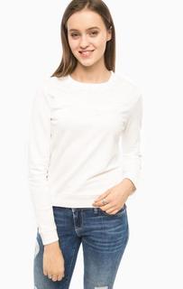 Белый свитшот с вышивкой Tom Tailor Denim