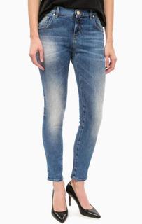 Джинсы скинни с заломами Pinko