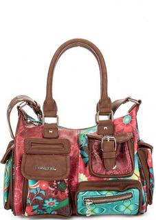 Разноцветная сумка с короткими ручками Desigual