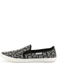 Слипоны из текстиля с вкладной стелькой Calvin Klein Jeans