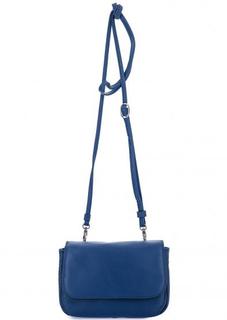 Кожаная сумка синего цвета Gianni Conti