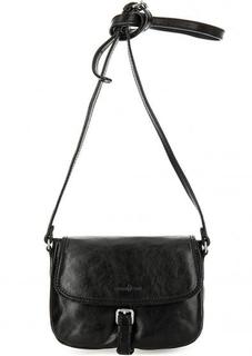 Кожаная сумка с одним отделом на молнии Gianni Conti