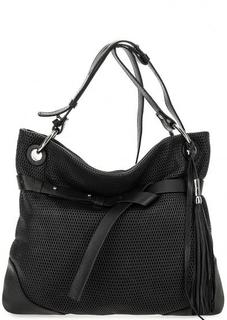 Кожаная сумка с одним отделом Gianni Conti