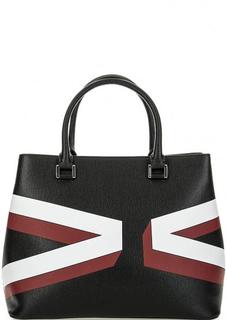 Кожаня сумка с короткими ручками Gianni Conti