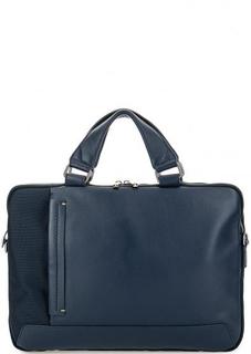 Синяя текстильная сумка через плечо Gianni Conti