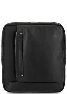 Черная сумка через плечо с одим отделом Gianni Conti