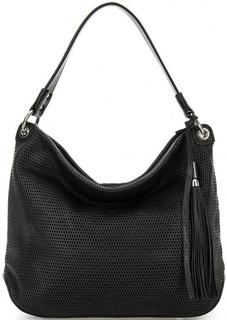 Кожаная сумка с одним отделом на молнии Gianni Conti