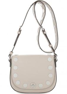 Сумка из гладкой кожи с широким плечевым ремнем Michael Michael Kors