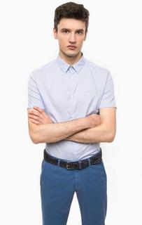 Хлопковая рубашка в полоску Armani Jeans