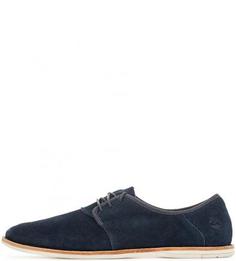 Синие замшевые ботинки Timberland