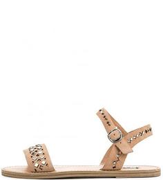 Замшевые сандалии с клеевым декором Steve Madden