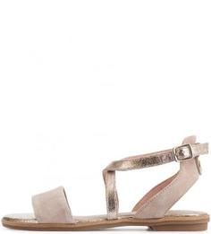 Замшевые сандалии с кожаным ремешком S.Oliver