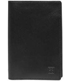 Черная обложка для паспорта из натуральной кожи Sergio Belotti