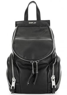 Черная сумка-рюкзак со съемными лямками Replay