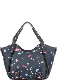Синяя сумка с одним отлделом Desigual