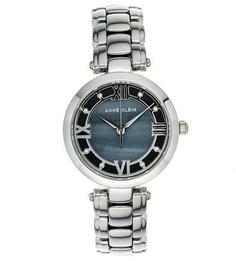 Часы с широким металлическим браслетом Anne Klein