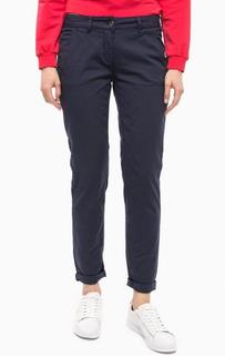 Синие зауженные брюки MET