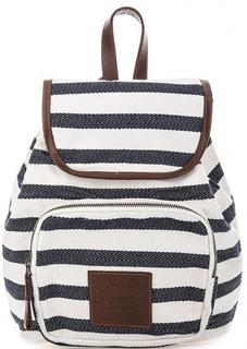 Рюкзак из хлопка в полоску Superdry