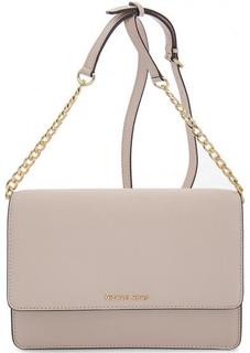 Маленькая розовая сумка из натуральной кожи Michael Michael Kors