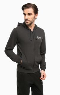Толстовка на молнии с капюшоном EA7