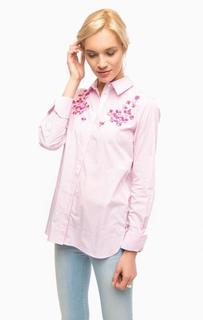 Рубашка с вышивкой и отделкой камнями Pennyblack