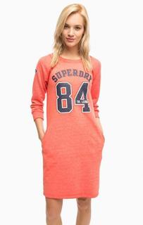 Красное платье средней длины Superdry