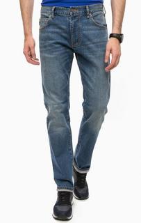 Зауженные джинсы с заломами Armani Jeans