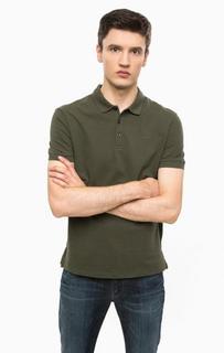 Футболка поло с разрезами по бокам Armani Jeans